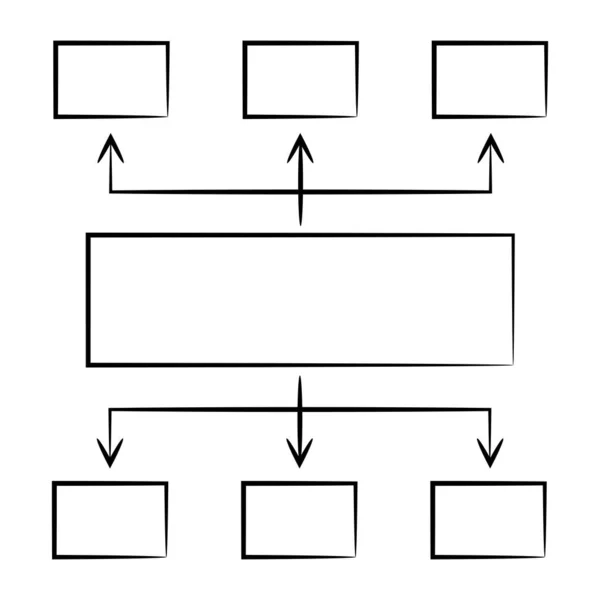 Vector Illustration Diagram Template — Stock Vector