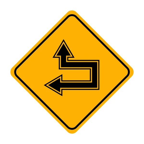 Векторная Иллюстрация Дорожного Знака — стоковый вектор