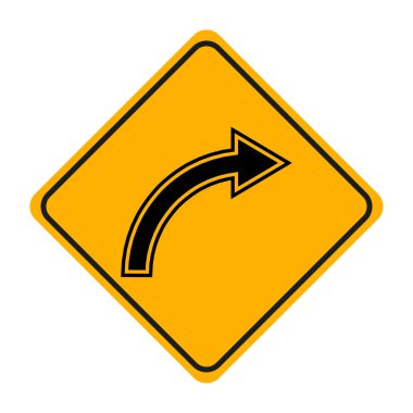 Beyaz arka plan üzerinde ok işareti simgesi