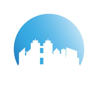 Cityscape binalar vektör Illustration