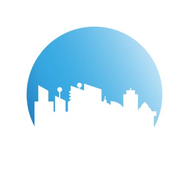 Cityscape binalar vektör Illustration