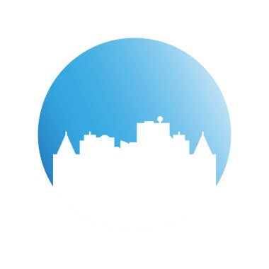 Cityscape binalar vektör Illustration