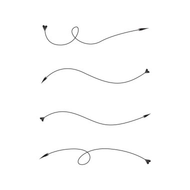 oklar vektör çizim