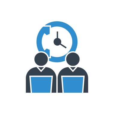 İş konsepti. İş adamlarının vektör Illustration 