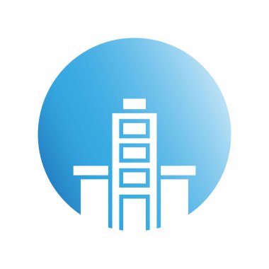 Modern mimarinin vektör çizimi