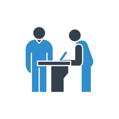 İş konsepti. İş adamlarının vektör Illustration 