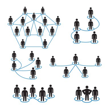 bağlantı kavramı vektör Illustration