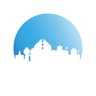 Cityscape binalar vektör Illustration