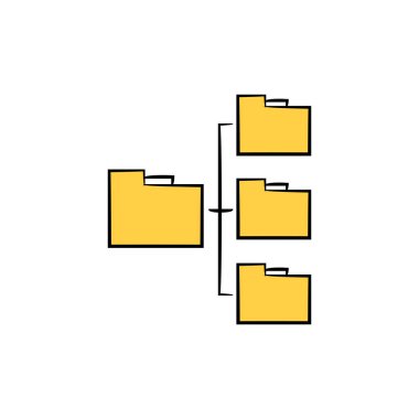 Dizinlerin vektör illüstrasyonu