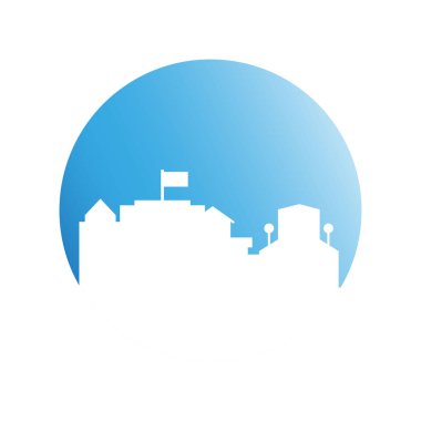 Cityscape binalar vektör Illustration