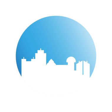 Cityscape binalar vektör Illustration