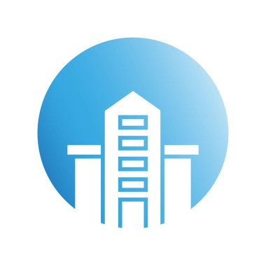 Modern mimarinin vektör çizimi