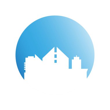 Cityscape binalar vektör Illustration