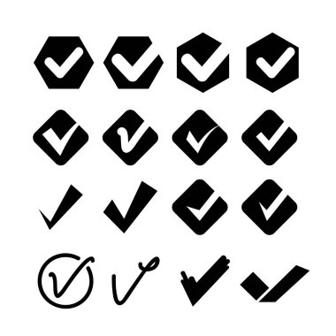 kontrol işaretlerinin vektör illüstrasyonu