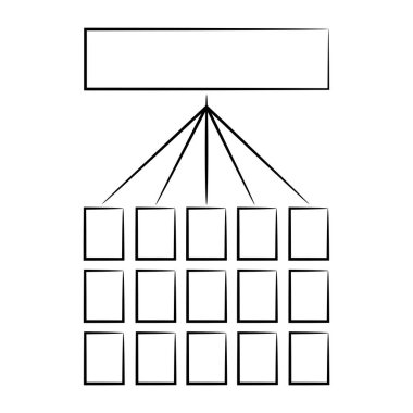 vektör Illustration diyagram, şablon 