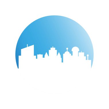 Cityscape binalar vektör Illustration