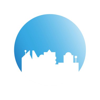 Cityscape binalar vektör Illustration