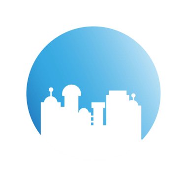 Cityscape binalar vektör Illustration