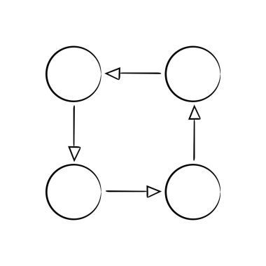 vektör Illustration diyagram, şablon 