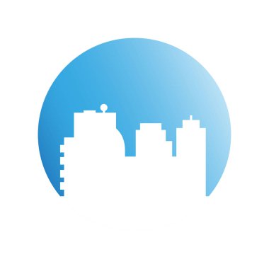 Cityscape binalar vektör Illustration