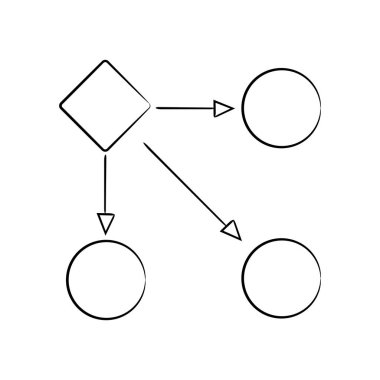 vektör Illustration diyagram, şablon 