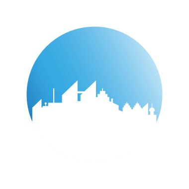 Cityscape binalar vektör Illustration