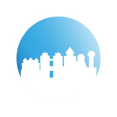 Cityscape binalar vektör Illustration