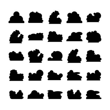 bulutların vektör çizimi simgeleri