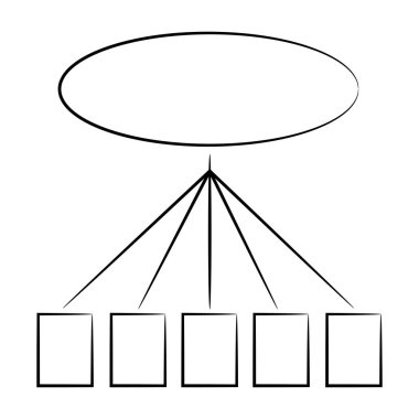 vektör Illustration diyagram, şablon 