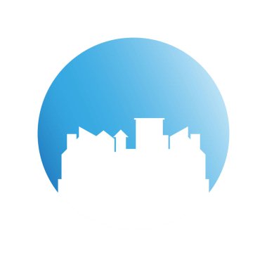 Cityscape binalar vektör Illustration