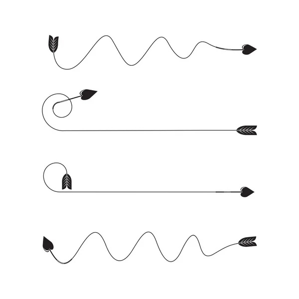 Vectorillustratie Van Pijlen — Stockvector