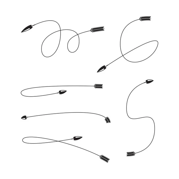 Illustrazione Vettoriale Delle Frecce — Vettoriale Stock