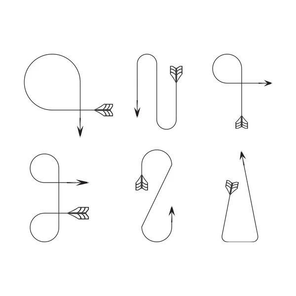 Ilustracja Wektorowa Strzałki — Wektor stockowy