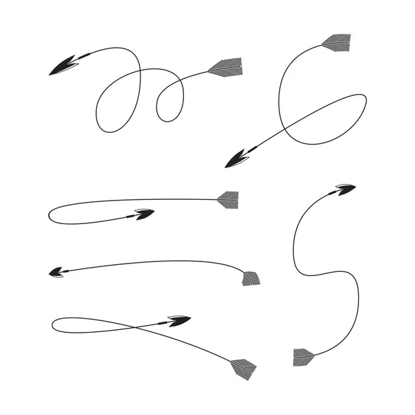 Ilustración Vectorial Flechas — Archivo Imágenes Vectoriales