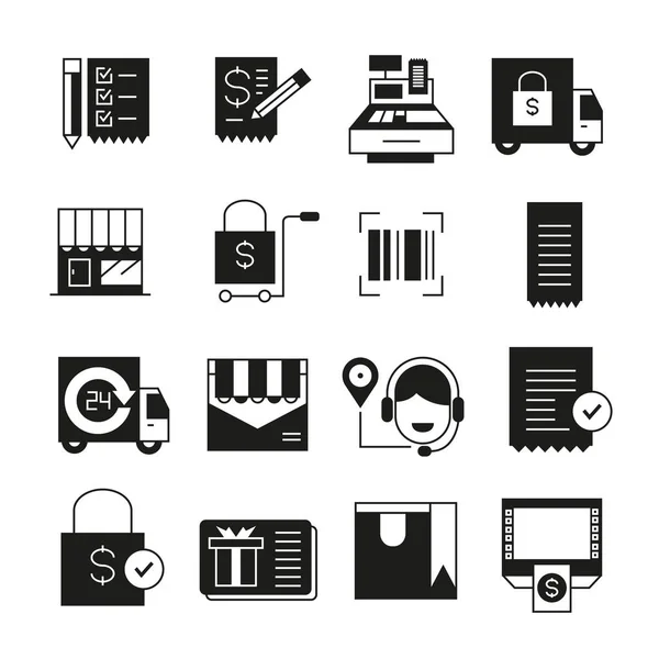 Web Icons Set Vector Illustration Stock Illustration