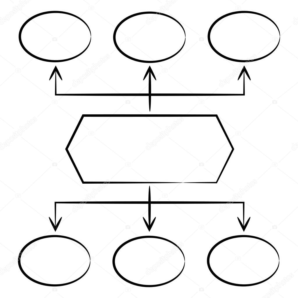 vector illustration of diagram