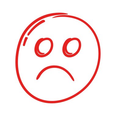 web simgesi, emoji yüz vektör illüstrasyon