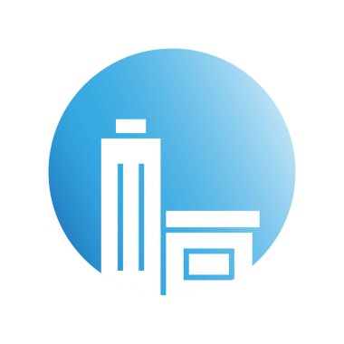 mimari simgesinin vektör illüstrasyonu