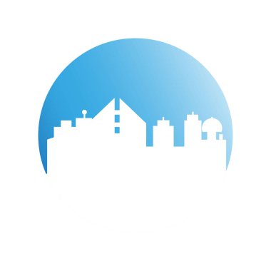 Cityscape binalar vektör Illustration