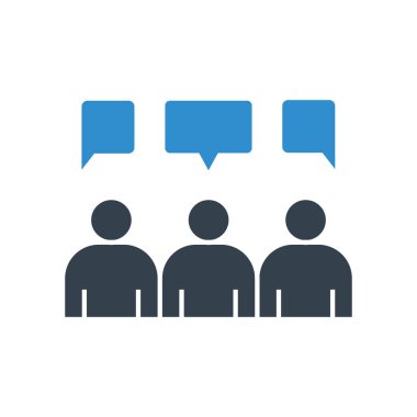 İş konsepti. İş adamları ve kabarcıklar vektör Illustration