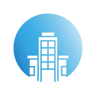 Modern mimarinin vektör çizimi