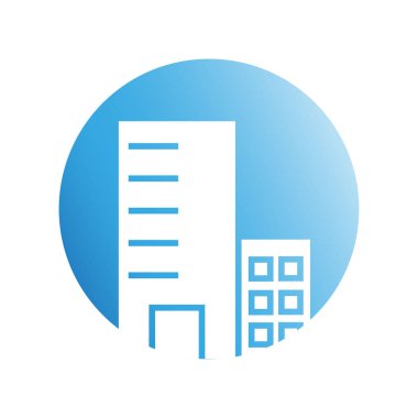 Modern mimarinin vektör çizimi