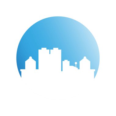 Cityscape binalar vektör Illustration