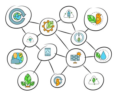 Web simgeler kümesi. vektör çizim 