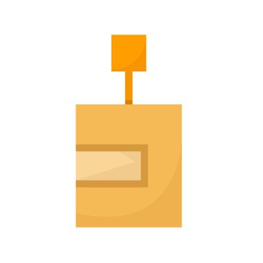 Web simgesi. Şişenin vektör çizimi