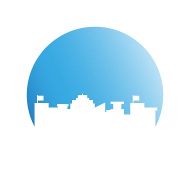 Cityscape binalar vektör Illustration