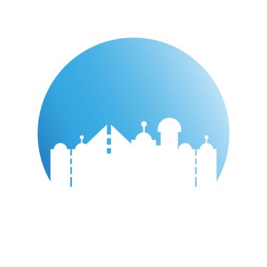 Cityscape binalar vektör Illustration