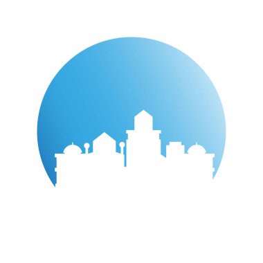 Cityscape binalar vektör Illustration