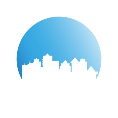 Cityscape binalar vektör Illustration