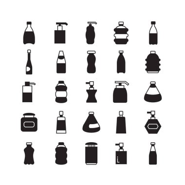 Şişelerin vektör illüstrasyonu